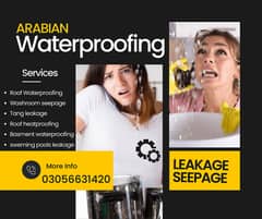 waterproofing leakage seepage roof washroom tank repair services