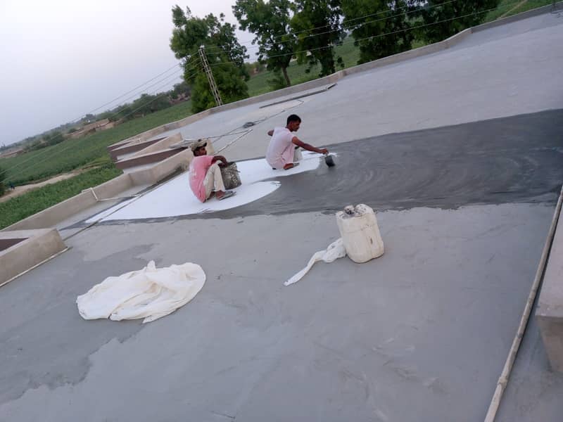 waterproofing leakage seepage roof washroom tank repair services 3