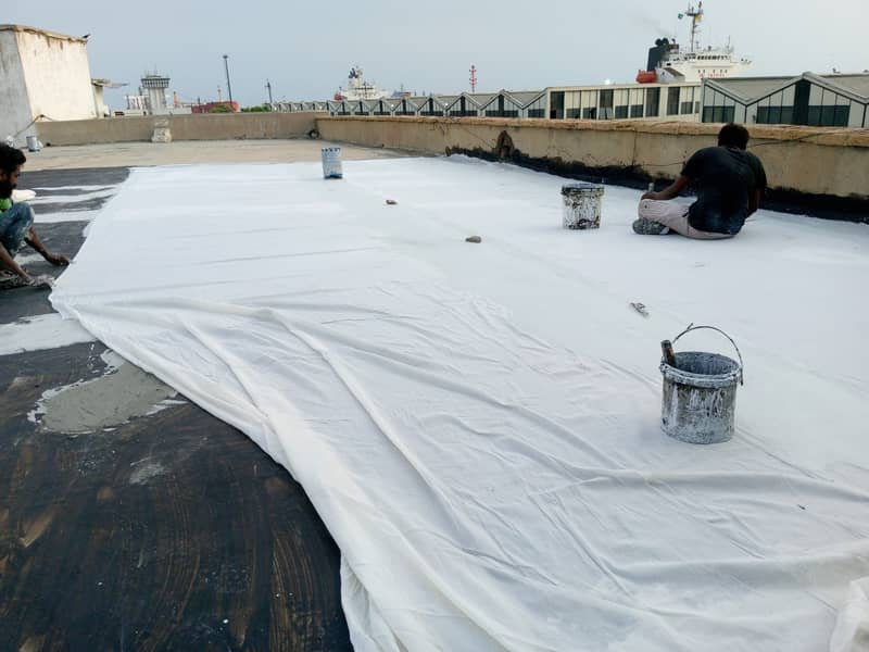 waterproofing leakage seepage roof washroom tank repair services 14