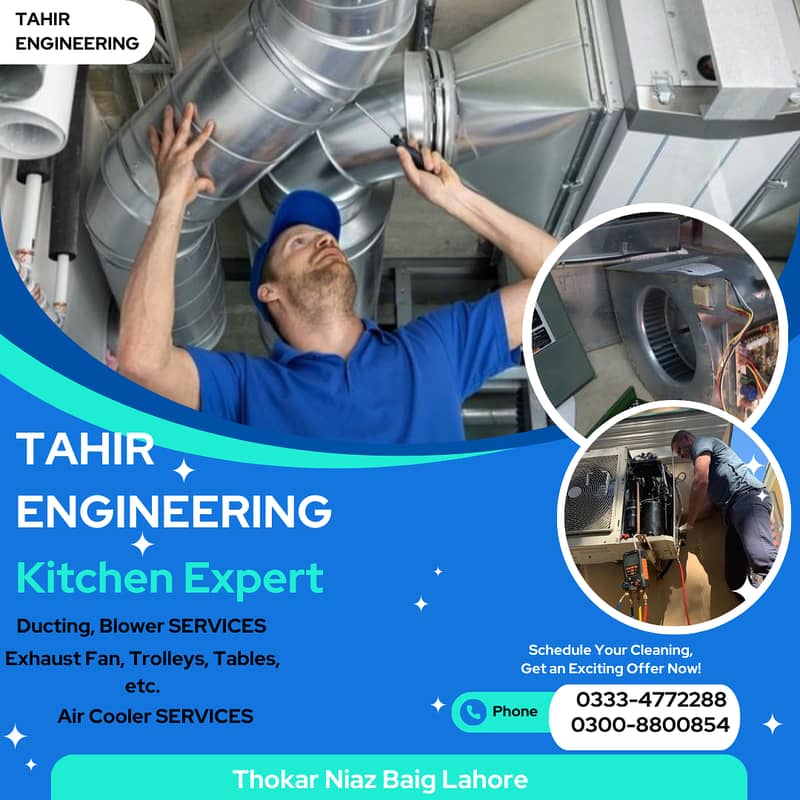 Ducting / Exhaust Blower / Air Cooler / Kitchen Hood SERVICES 0