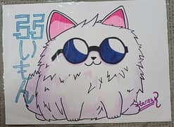 Cat Gojo drawing