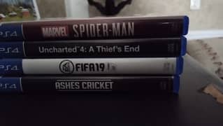 Playstation 4 Used Games(4 Games]