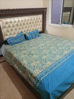 king size double Bed for sale without Mattress