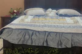 Bridal silk bed sheet