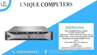 DELL POWEREDGE R810 2U SERVER 4 X INTEL XEON E7-4870 30MB CACHE = TOT