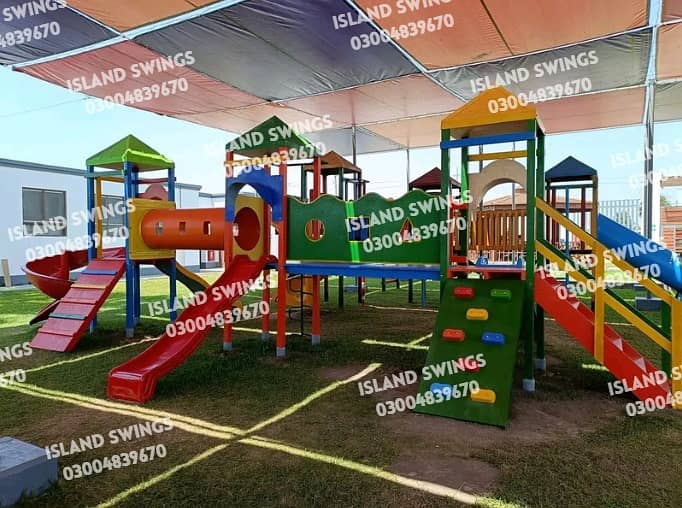 Kids Slides / Swings /Jhulay / Home Decore/ Playgroung /Outdoor Slides 6