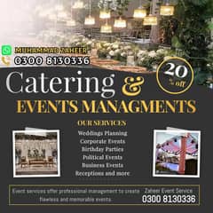 Event Planner| decorator planner| Catering Service| Consulting service