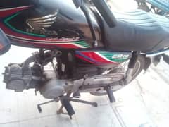 70cc bike for sale jeniun parts full ok contact number 03114131230