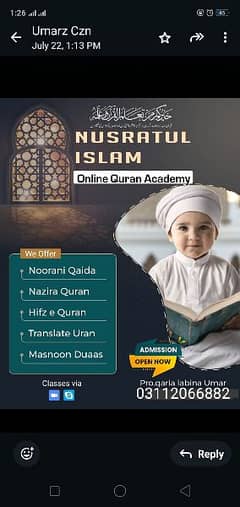 Online Quran tutor