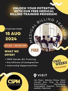 FREE 2 Weeks Medical Billing Training Program