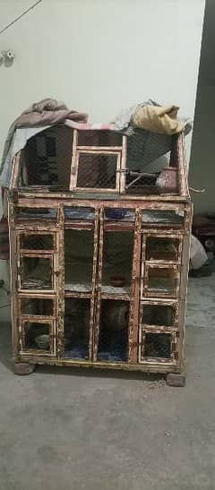 wooden cage