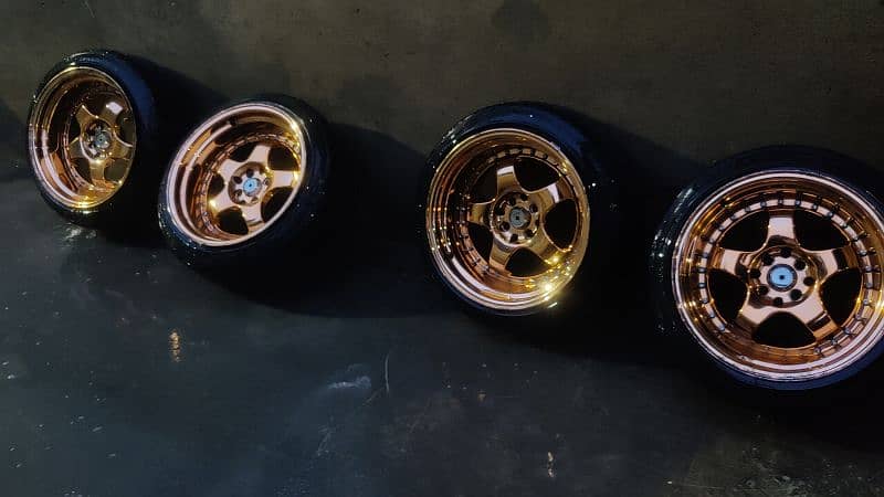 WORK S1 GOLD CROME 17 INCH 0