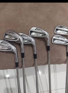 titleist company 5 to Pw . . its custom shafts only shafts is .