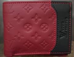 Louis Vuitton-Men Pure Cow Leather Wallet for gifts