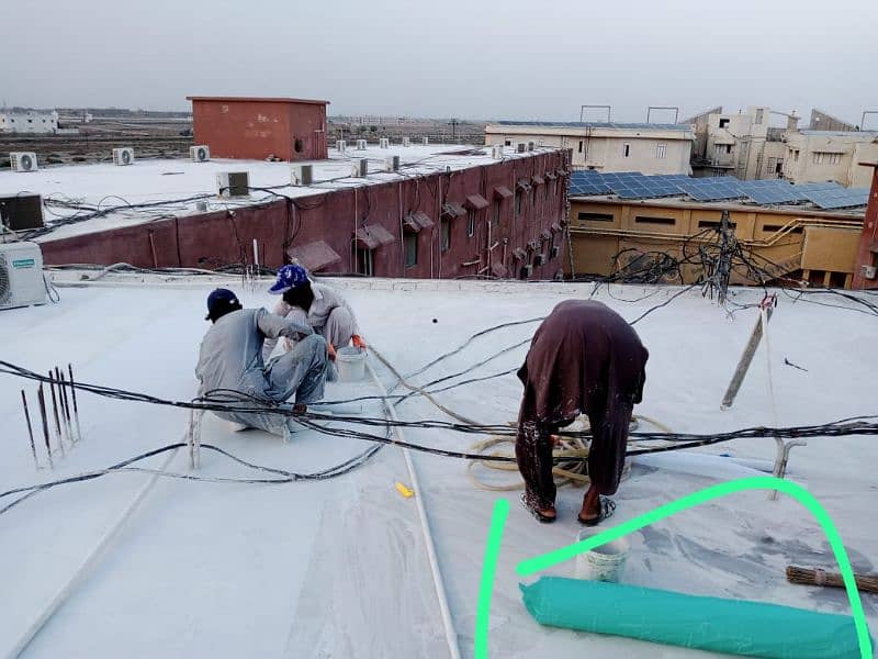 waterproofing leakage seepage washroom roof tank basment repair servic 11