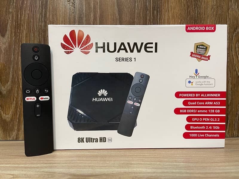 Huawei Android Tv Box ( Series 1 ) Free Delivery , 8Gb Ram /128Gb mem 0