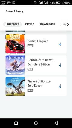 PS4 Digital Games