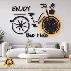 CLOCK WITH CYCLE ( 1 YEAR WARRANTY)(Free Delivery)