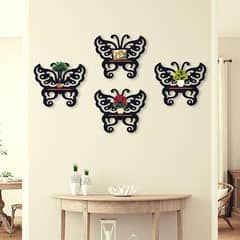 Butterfly wall hanging shelves pack of 4