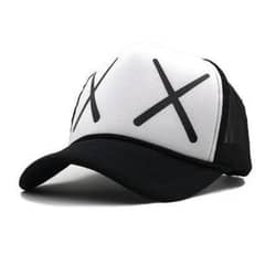 Deosai_Double X White Net Cap