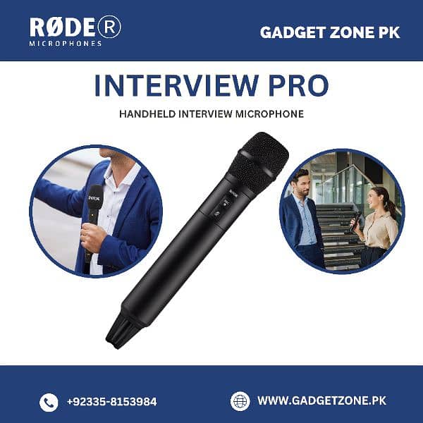 Rode Interview Microphone | Handheld interview mic | News reporting 1