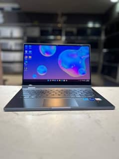 The Samsung Galaxy Book Pro 360, 11th-Gen Core, i7 processor.