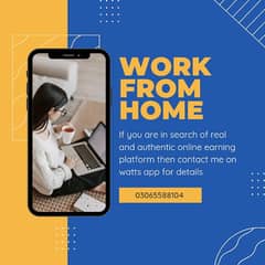 work from home/ dream job/ best opportunity