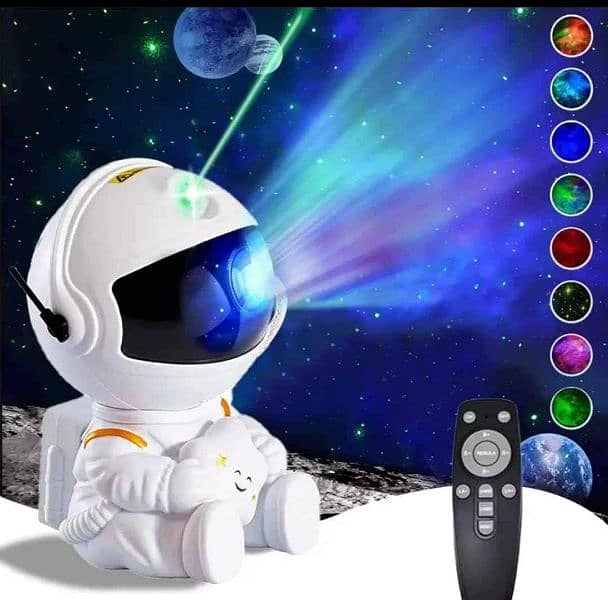 Wall Light Star Projector Galaxy Night Light Astronaut Space Projector 0