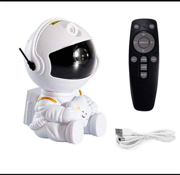 Wall Light Star Projector Galaxy Night Light Astronaut Space Projector 4