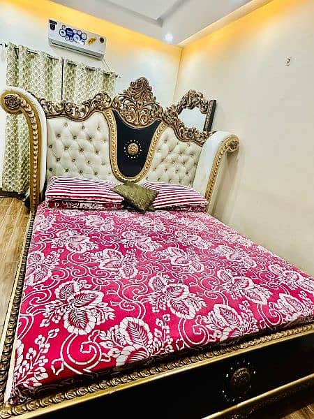 Bed with Dressing and side Tables 2