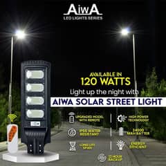 AIWA SOLAR STREET LIGHTS 120 WATT