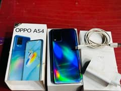 oppo A54 full box 4gb RAM 128gb Rom