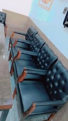 available 10 office chairs price final 6000 per piece