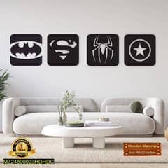 Marvel wall hanging frames  set of 4