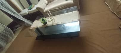 centre table with glass top