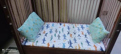 Pure Kikar Wood - Baby Cot cum Toddler Bed/Baby Crib