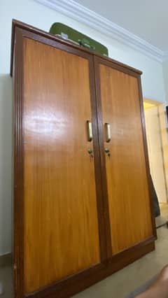 King size wooden wardrobe