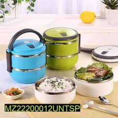 imported 2 layer stainless steel vacuum lunch box