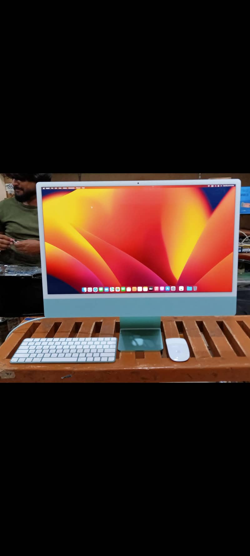 Apple iMac M1 2021 24" 8GB 256GB MJV83ZP/A Green Color With Box 7