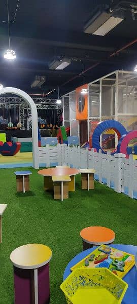 jumping castle token rides soft play area  jhuly playland swings bounc 5