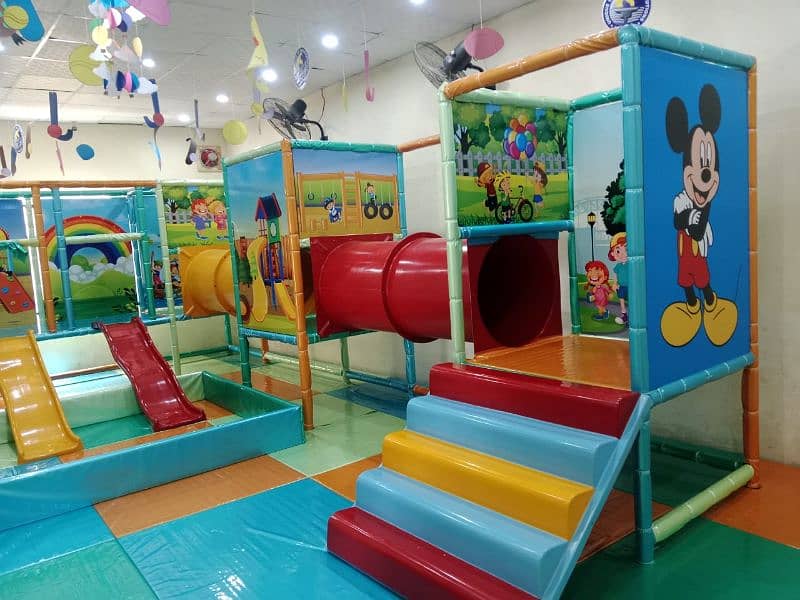 jumping castle token rides soft play area  jhuly playland swings bounc 9