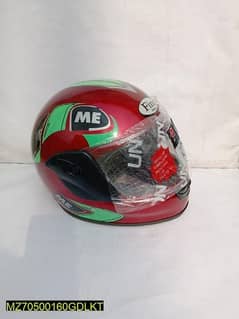 1 Pc Lightweight Motorcycle Helmet, Red