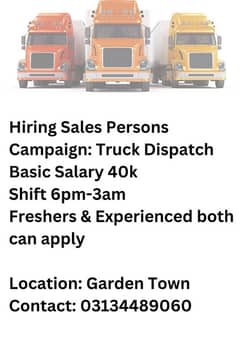 Truck Dispatch Sales Agent