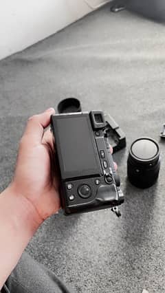 sony a6400 camera with 16mm 1.4 lens