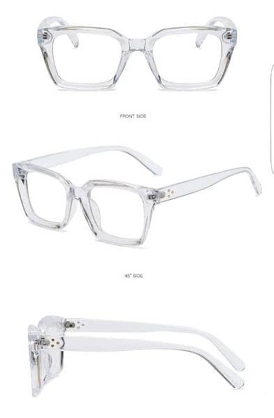 White frame Sunglasses 1