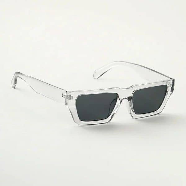 White frame Sunglasses 2