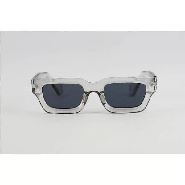 White frame Sunglasses 3