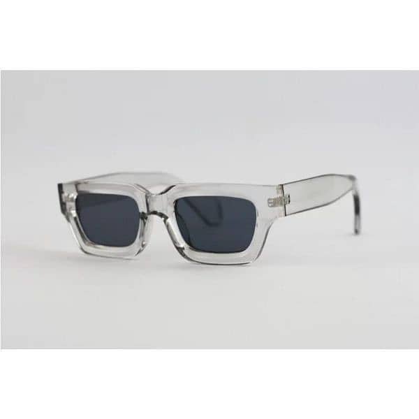 White frame Sunglasses 4