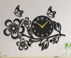 •  Material: MDF Wood
•  Product Type: Wall Clock•Shape: Flower Design