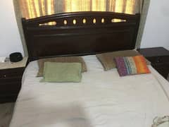 complete bed set + mattress + three doors kabat